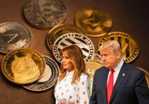 Trump and Melani coins