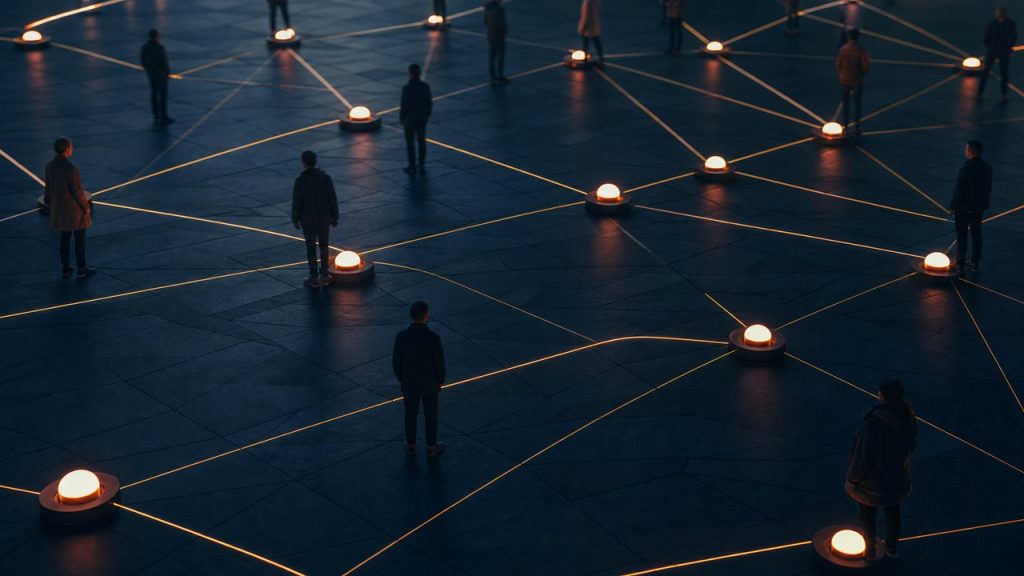 Decentralizált, központ nélküli résztvevői hálózat