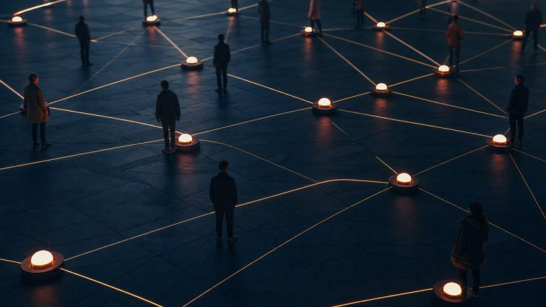 Decentralizált, központ nélküli résztvevői hálózat