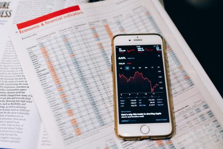 financial dashboard — Fotó: Leeloo The First / Pexels #7873554